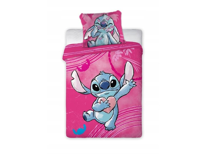 Disney Lilo & Stitch Baby/Toddler Duvet Cover Heart - 100 x 135 cm / 40 x 60 cm - Cotton