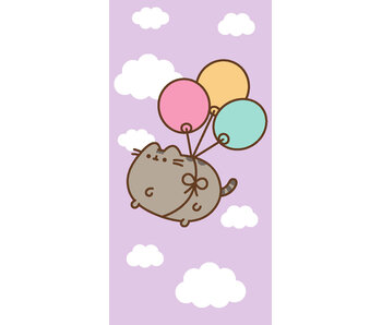 Pusheen Beach towel Balloons 70 x 140 cm Cotton