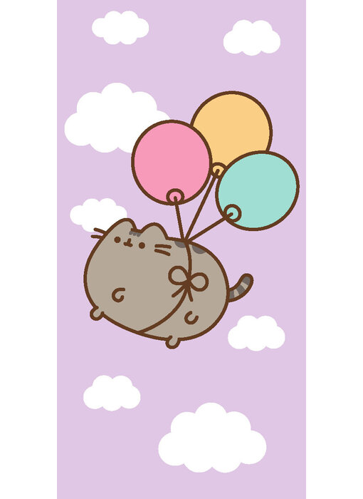 Pusheen Beach towel Balloons 70 x 140 cm Cotton