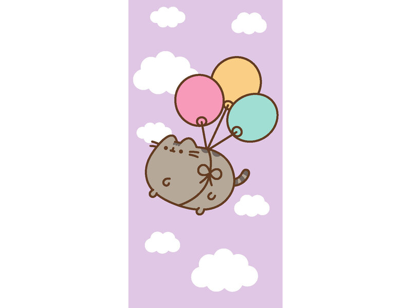 Pusheen Beach towel Balloons - 70 x 140 cm - Cotton