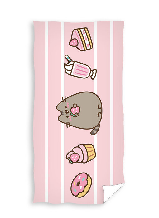 Pusheen Beach towel Yummy 70 x 140 cm Cotton