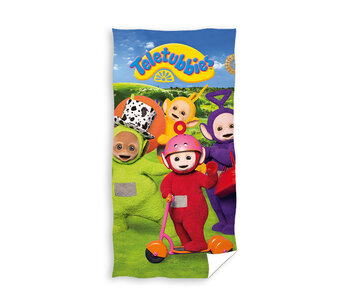 Teletubbies Strandtuch Happy 70 x 140 cm Baumwolle