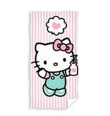 Hello Kitty Strandtuch Herz - 70 x 140 cm - Baumwolle