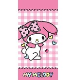 Hello Kitty Serviette de plage My Melody - 70 x 140 cm - Coton