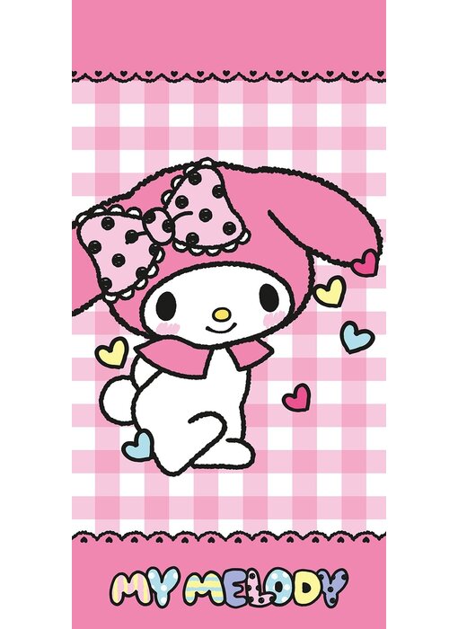 Hello Kitty Beach towel My Melody 70 x 140 cm Cotton