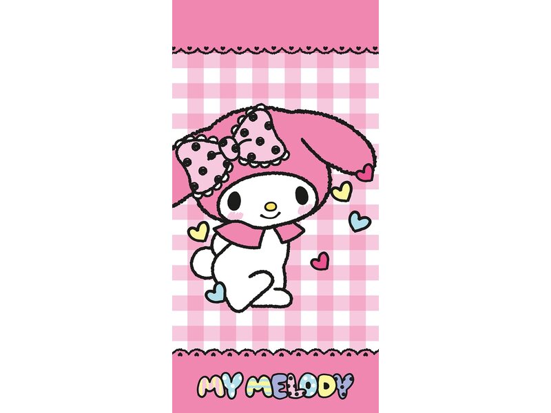 Sanrio Strandtuch My Melody – 70 x 140 cm – Baumwolle