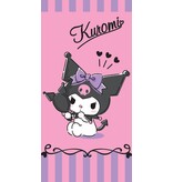 Hello Kitty Strandlaken Kuromi Love - 70 x 140 cm - Katoen