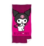 Kuromi Serviette de plage Kuromi - 70 x 140 cm - Coton