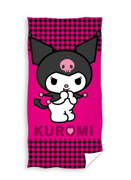 Hello Kitty Kuromi beach towel 70 x 140 cm cotton