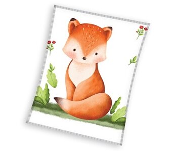 Carbotex Fleece blanket Fox 110 x 140 cm Polyester
