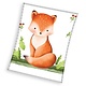 Fleecedecke Fuchs 110 x 140 cm Polyester