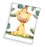 Carbotex Fleecedecke Giraffe - 110 x 140 cm - Polyester