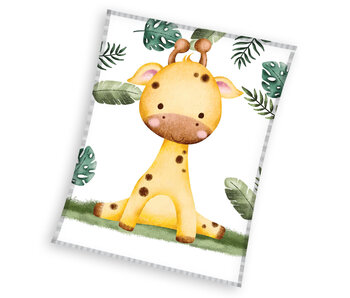 Carbotex Fleecedeken Giraf 110 x 140 cm Polyester