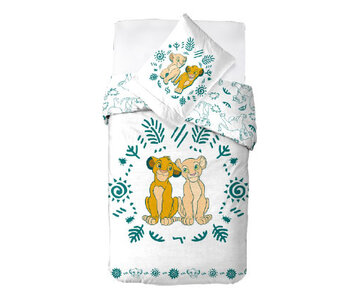 Disney The Lion King Simba & Nala Duvet Cover 140 x 200 cm / 60 x 70 cm Cotton