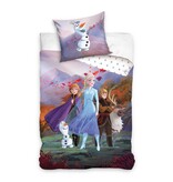 Disney Frozen Dekbedovertrek Team - 140 x 200 + 60 x 70 cm - Katoen