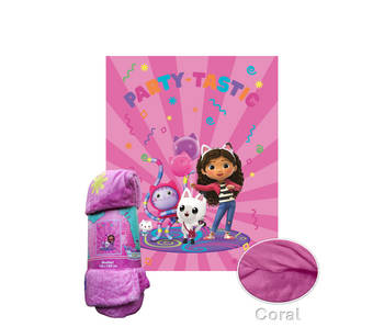 Gabby's poppenhuis Tapis de fête en polaire à carreaux Party-Tastic 120 x 150 cm en polyester