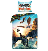 Hoe Tem je een Draak Dekbedovertrek Roaring - 140 x 200 + 70 x 90 cm - Polyester