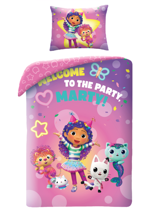 Gabby's poppenhuis Bettbezug Marty 140 x 200 + 70 x 90 cm Polyester