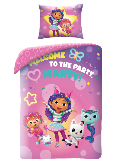 Gabby's poppenhuis Housse de couette Marty 140 x 200 + 70 x 90 cm Polyester