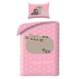 Pusheen Housse de couette Loaf - 140 x 200 + 70 x 90 cm - Polyester