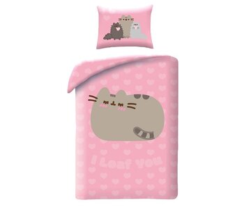 Pusheen Dekbedovertrek Loaf 140 x 200 + 70 x 90 cm Polyester