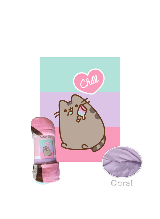 Pusheen Fleeceplaid Chill 130 x 170 cm Polyester