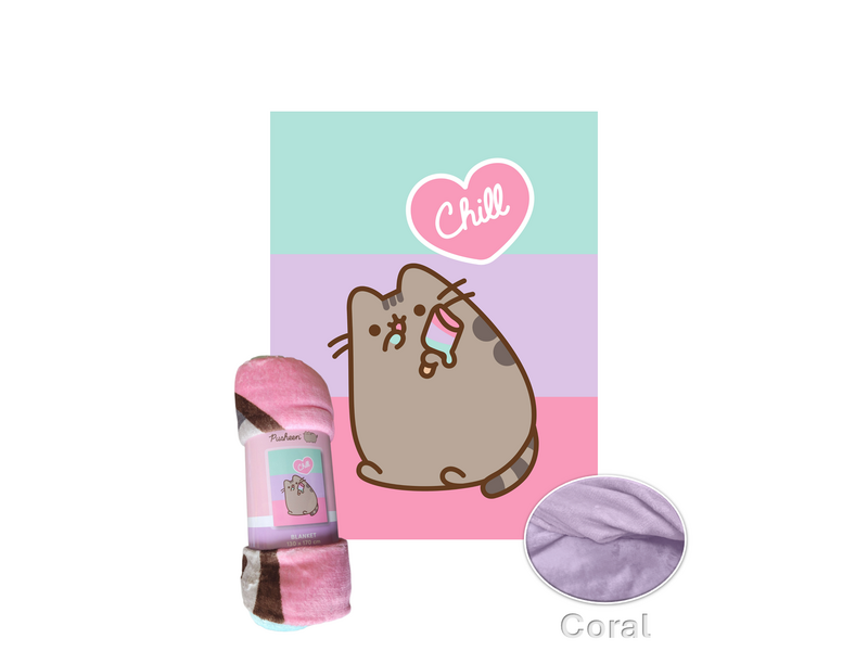 Pusheen Kuscheldecke aus Fleece – 130 x 170 cm – Polyester