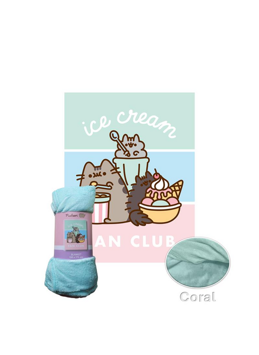 Pusheen Fleece plaid Fan Club 130 x 170 cm Polyester