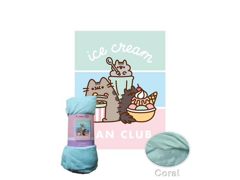 Pusheen Fleece Deken Fan Club - 130 x 170 cm - Polyester