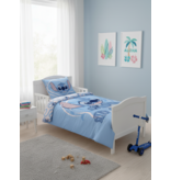 Disney Lilo & Stitch BABY / Peuter dekbedovertrek Blue - 100 x 135 cm / 40 x 60 cm - Katoen