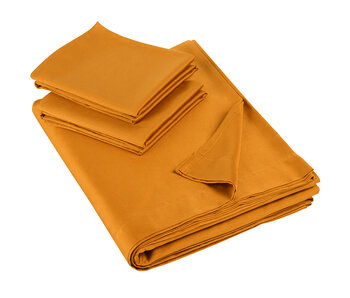 De Witte Lietaer Olivia Sheet Set 280 x 280 cm Copper Satin Cotton