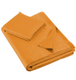 De Witte Lietaer Olivia Copper Sheet Set - Single - 180 x 280 cm - Satin Cotton