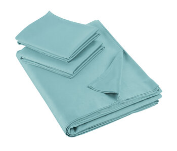 De Witte Lietaer Olivia Sheet Set 280 x 280 cm Sea Angel Satin Cotton