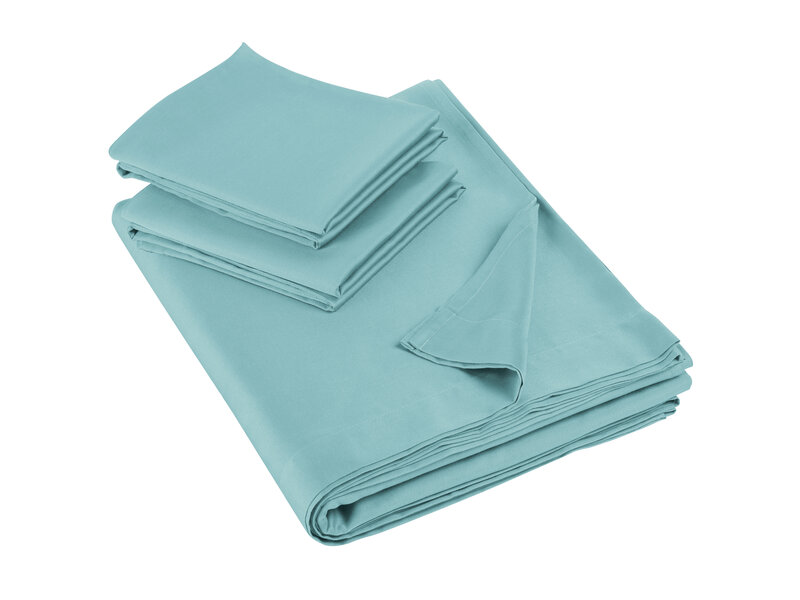 De Witte Lietaer Parure de lit Olivia Sea Angel - 280 x 280 cm + 2 x 60 x 70 cm - Satin de coton