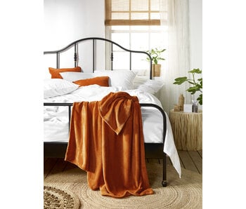 De Witte Lietaer Fleece Plaid Snuggly Copper 150 x 200 cm Polyester