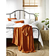 Couverture polaire Snuggly couleur cuivre 150 x 200 cm en polyester