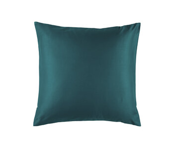 De Witte Lietaer Taie d'oreiller Olivia vert lac 63 x 63 cm en satin de coton