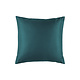 Taie d'oreiller Olivia vert lac 63 x 63 cm en satin de coton