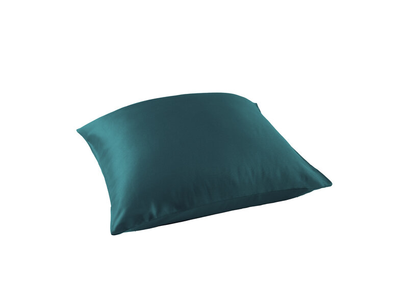 De Witte Lietaer Olivia Lake Green Pillowcase - 63 x 63 cm - Green - Cotton Satin