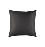 De Witte Lietaer Taie d'oreiller Olivia Ebony - 63 x 63 cm - Noir - Satin de coton