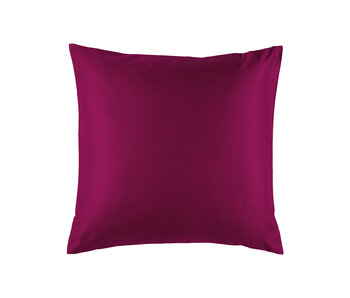 De Witte Lietaer Kissenbezug Olivia Beet Red 63 x 63 cm Baumwollsatin