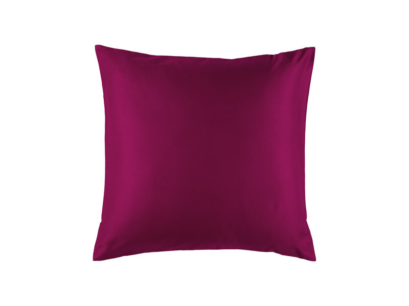 De Witte Lietaer Pillowcase Olivia Beet Red - 63 x 63 cm - Red - Cotton Satin