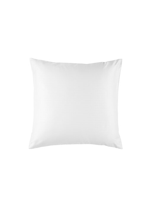 De Witte Lietaer Taie d'oreiller Olivia blanche 63 x 63 cm en satin de coton