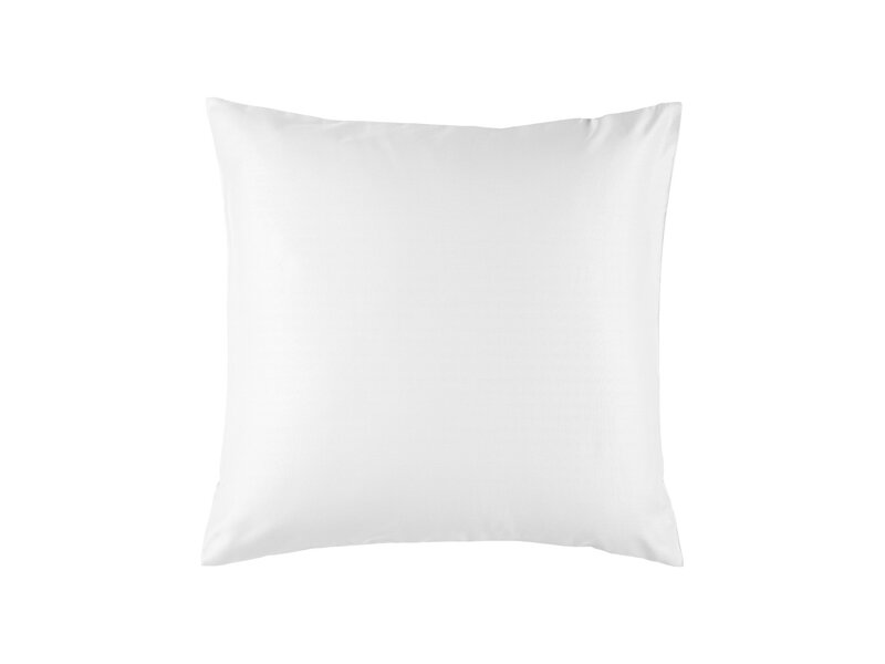 De Witte Lietaer Olivia Decorative Pillowcase - White - 63 x 63 cm - Cotton Satin