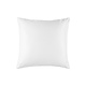 Olivia Pillowcase White 63 x 63 cm Cotton Satin