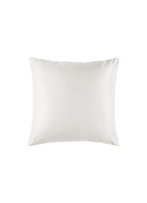 De Witte Lietaer Kissenbezug Olivia, Cremeweiß, 63 x 63 cm, Baumwollsatin