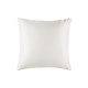 Taie d'oreiller Olivia blanc cassé 63 x 63 cm en satin de coton