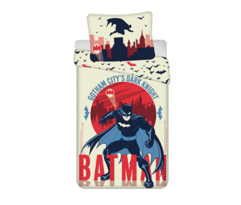 Batman Dark Knight Bettbezug 140 x 200 + 70 x 90 cm, Baumwolle