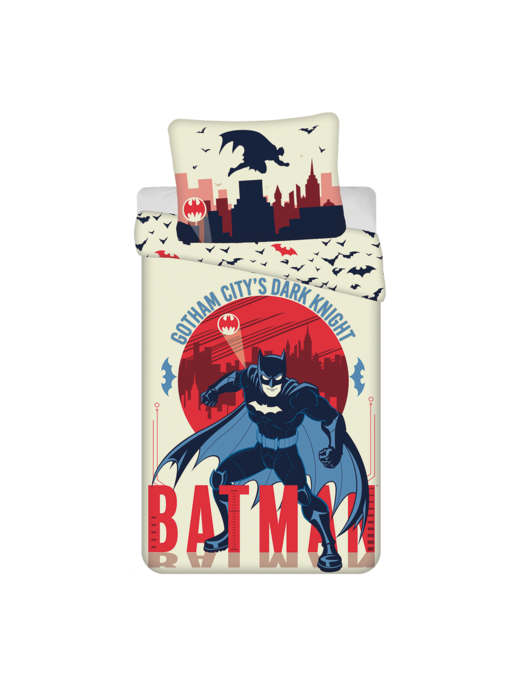 Batman Dekbedovertrek Dark Knight 140 x 200  + 70 x 90 cm Katoen