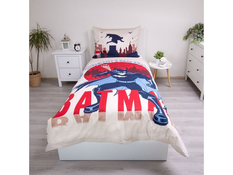 Batman Housse de couette Dark Knight - 140 x 200 + 70 x 90 cm - Coton